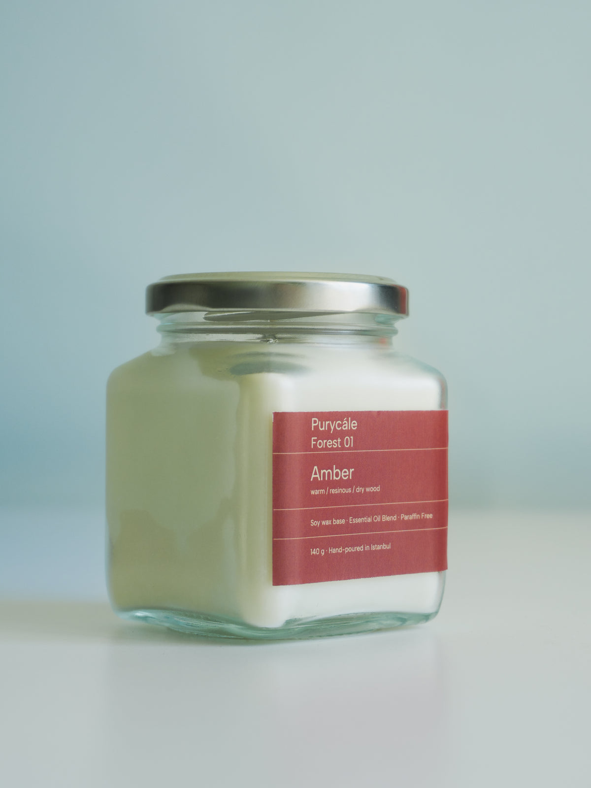 Amber Kokulu Aromatik Mum – 180 gr