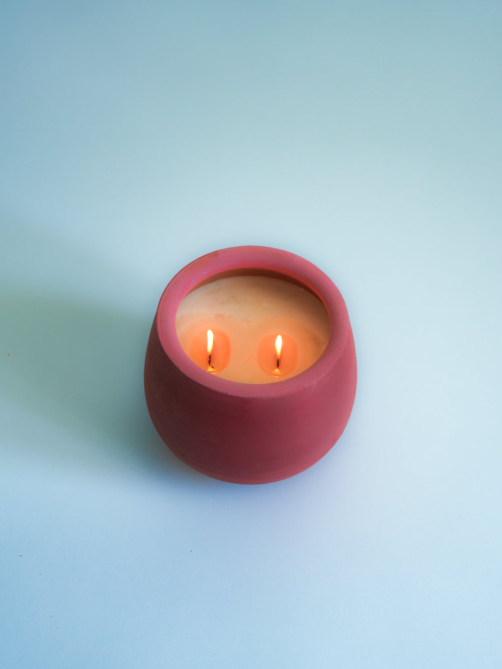 Terracotta Amber Scented Artisan Soy Candle - 500 gr