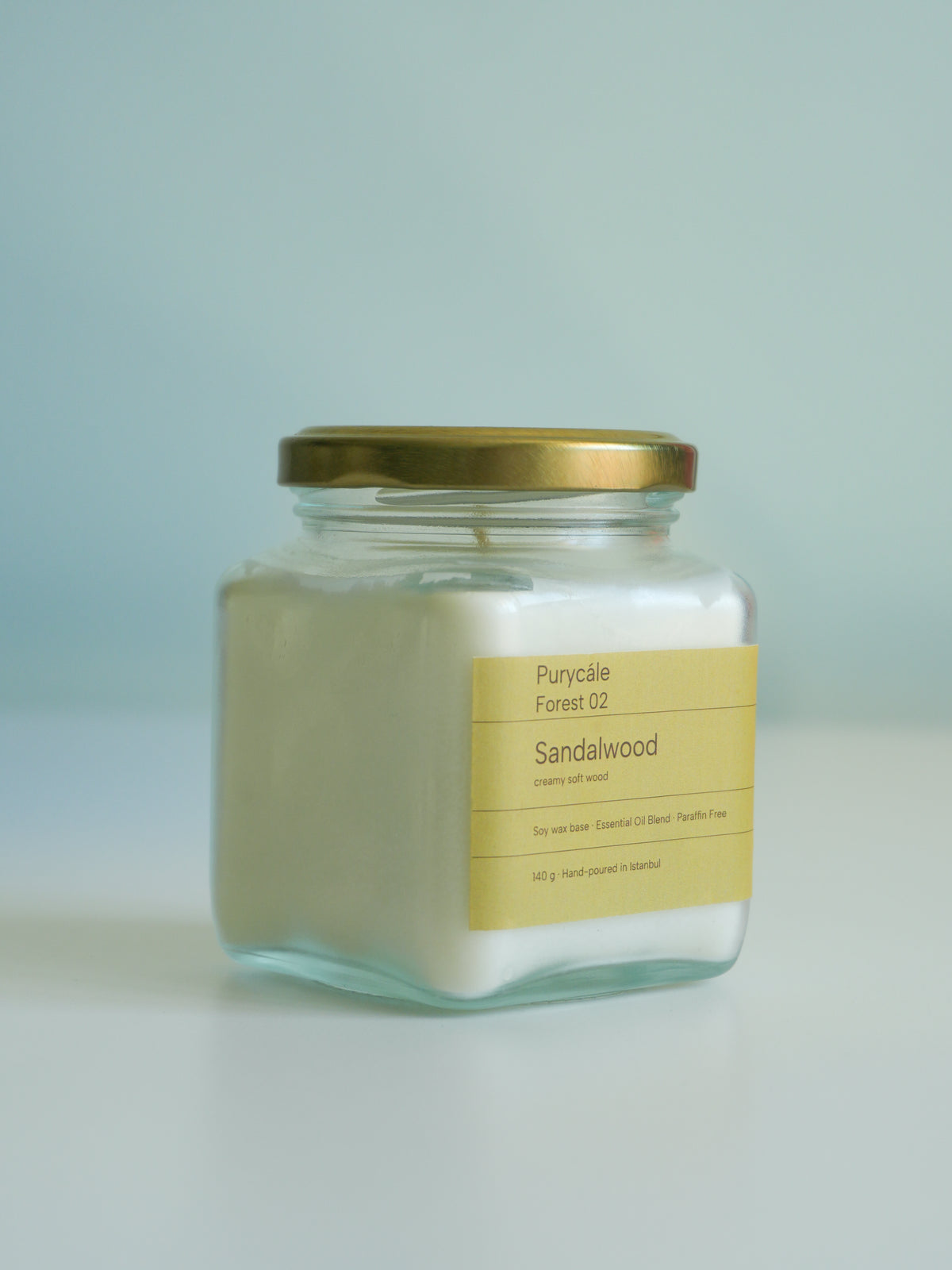 Sandal Ağacı Kokulu Aromatik Mum –180 gr